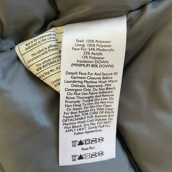 Large Eddie Bauer Grey Winter Coat - Picture 8 of 10